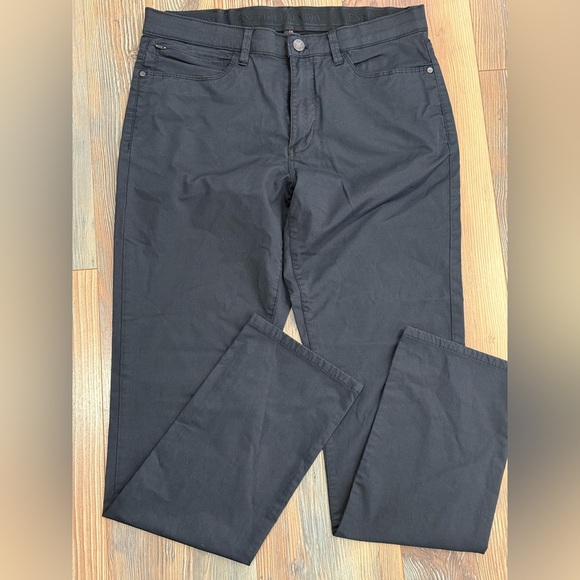 English Laundry 32x32 Black Straight-Leg Pants w Stretch 813 - Picture 1 of 7